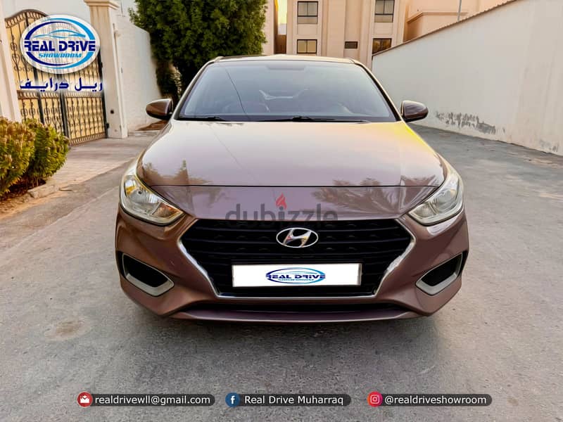 HYUNDAI ACCENT Year-2019 4 Cylinder Colour-Brown Odo meter-79,000km 1