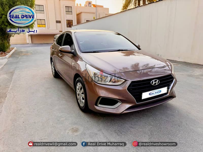 HYUNDAI ACCENT Year-2019 4 Cylinder Colour-Brown Odo meter-79,000km 2