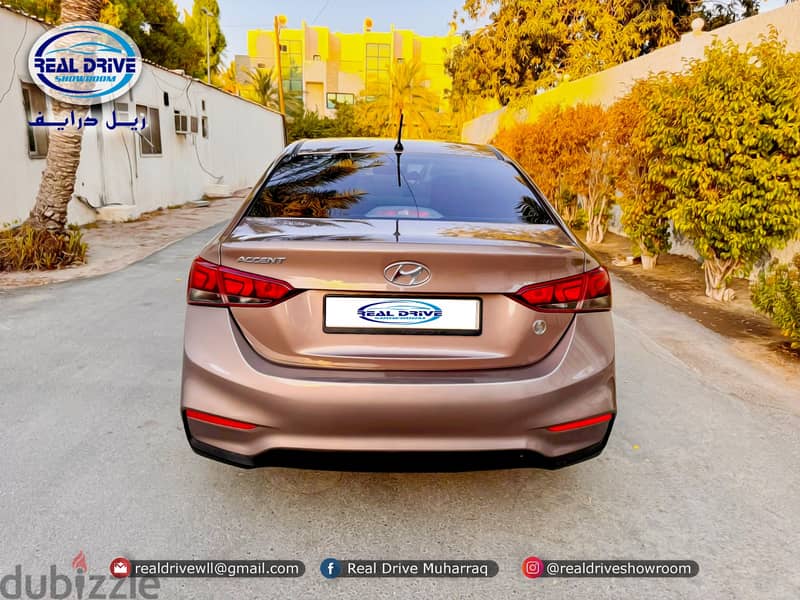 HYUNDAI ACCENT Year-2019 4 Cylinder Colour-Brown Odo meter-79,000km 8