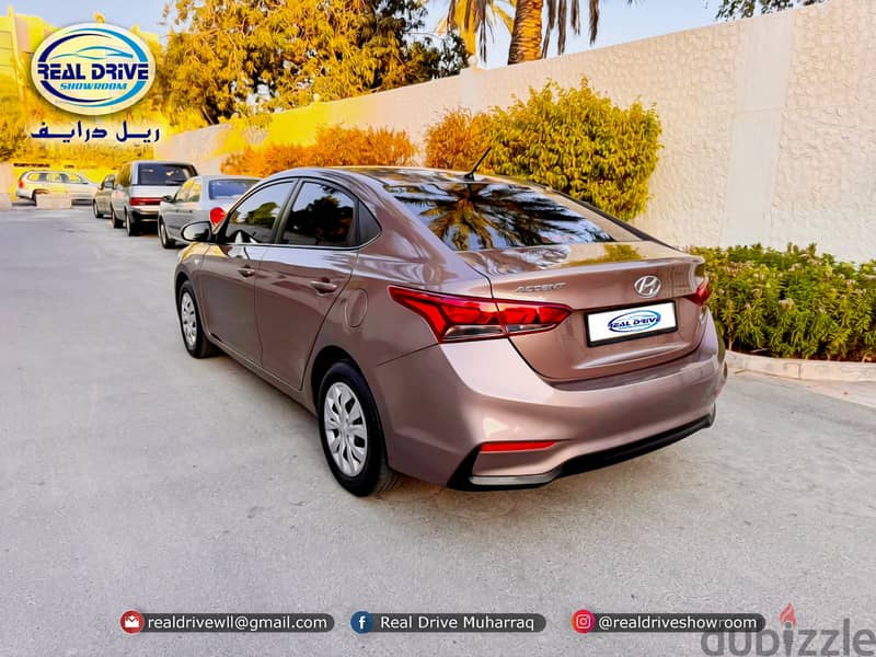 HYUNDAI ACCENT Year-2019 4 Cylinder Colour-Brown Odo meter-79,000km 9