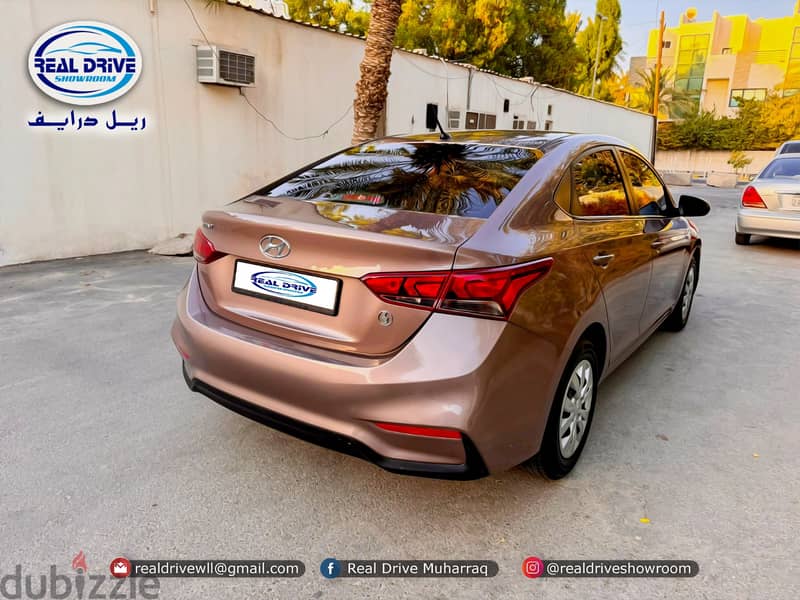 HYUNDAI ACCENT Year-2019 4 Cylinder Colour-Brown Odo meter-79,000km 12