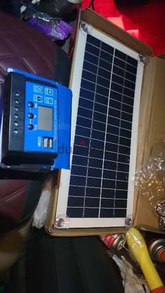 solar panel + control charger modules 0