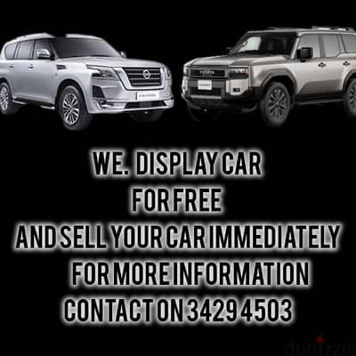 we display and purchase your car