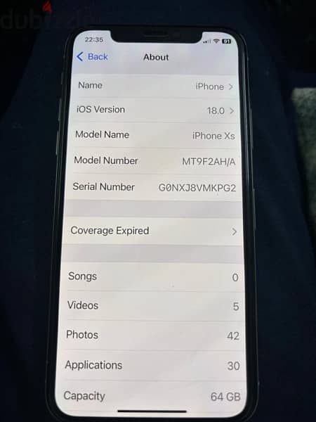 Iphone xs 64 gb clean 100% 3