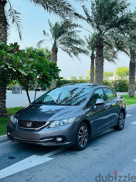 Honda Civic 2014 model. Full option with suroof. 1