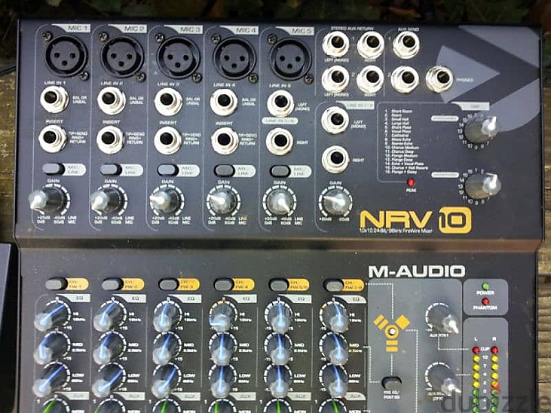 M-Audio NRV10

Analogue Mixer & Firewire Audio Interface 1