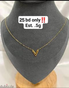 New 18k gold necklace 0