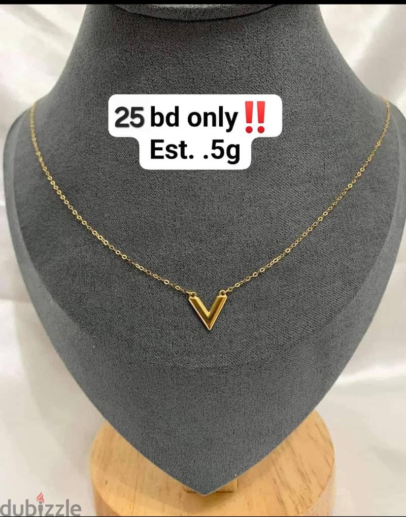 New 18k gold necklace 0