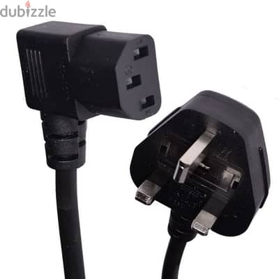 New 90 Degree Computer power cable