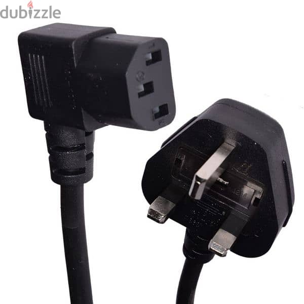 New 90 Degree Computer power cable 0