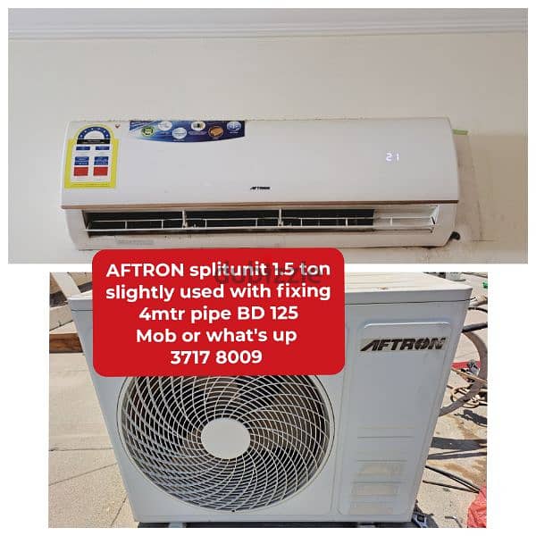 Toshiba window Ac and splitunit for sale with delivery 15