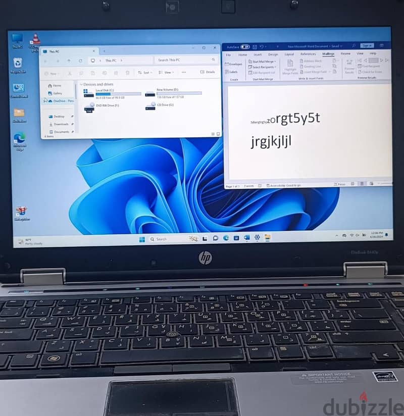 Laptop hp EliteBook 8440p Core i7/ 4 GB RAM/ 2.6 GHz /240 SSD/ Cam 1