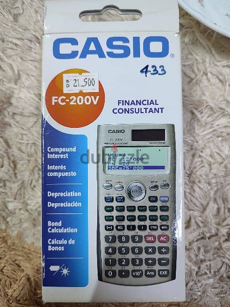 Casio Financial consultant calculator 0