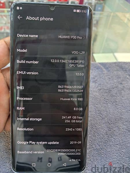 Huawei p30 pro for sell 2