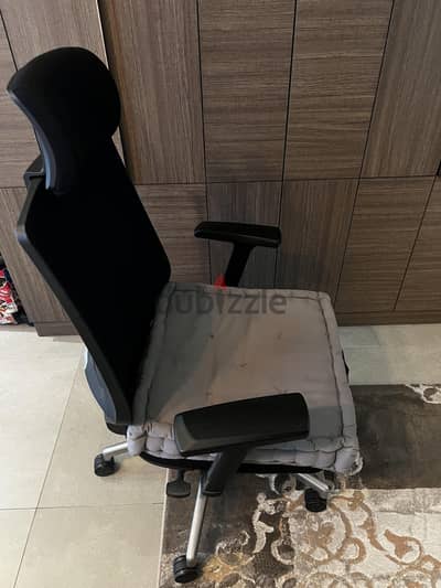 Office Chair Good Condition + Chair Pad