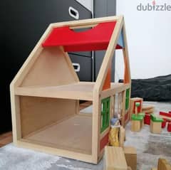 wooden doll house