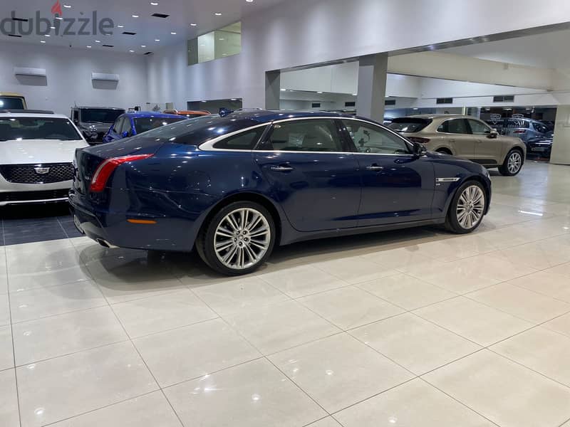 Jaguar XJL 2013 blue 5