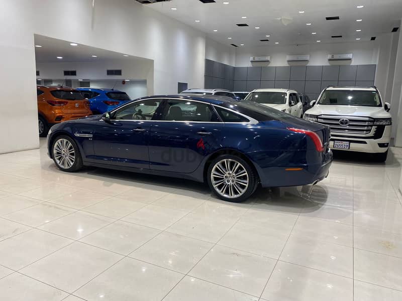 Jaguar XJL 2013 blue 6