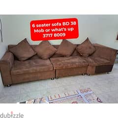 6 seater sofa and other household items for sale with delivery