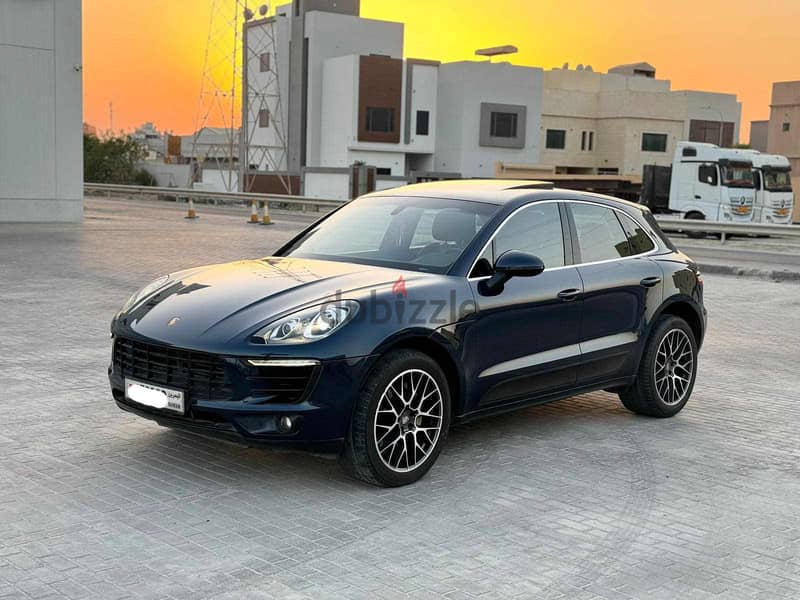 Porsche Macan S 2016 blue 1