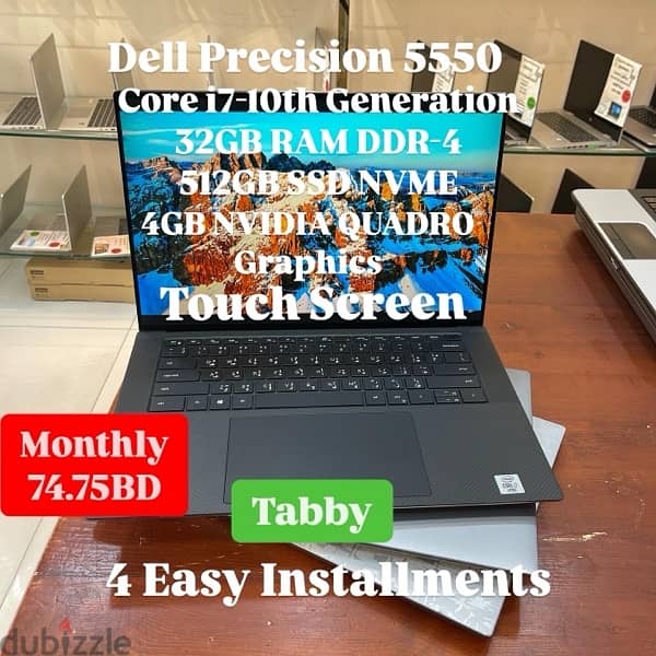 Dell Precision 5550 Core i7-10th Generation 0