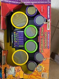 Kawasaki Drum set, Interactive Kids pad, ELC Kids puzzle