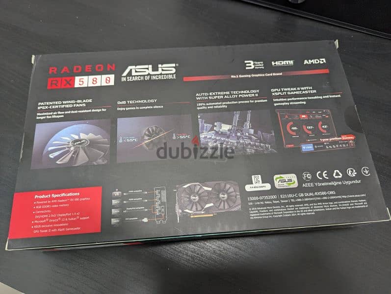 Asus AMD RX 580 OC 8GB 2