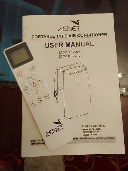 Zenet 1.1ton Portable AC 1