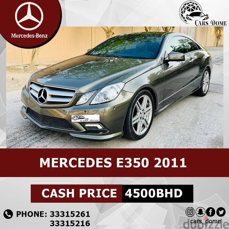 Mercedes-Benz E 350 2011 Coupe 9