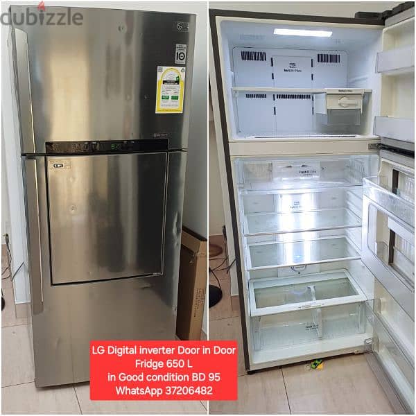 LG 650 L inverter fridge and other items for sale with Delivery 1