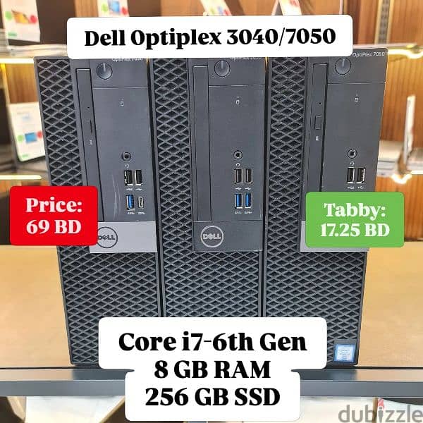 Dell Optiplex 3050/7050
Core i7-6th Gen 0