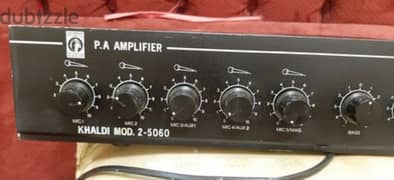 AUDIO AP AMPLIFIER KHALDI MOD 2-5060 FULL POWER AMPLIFIER FOR SALE 0