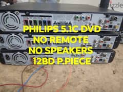 PHILIPS 5.1C DVD PLAYER AVAILABLE