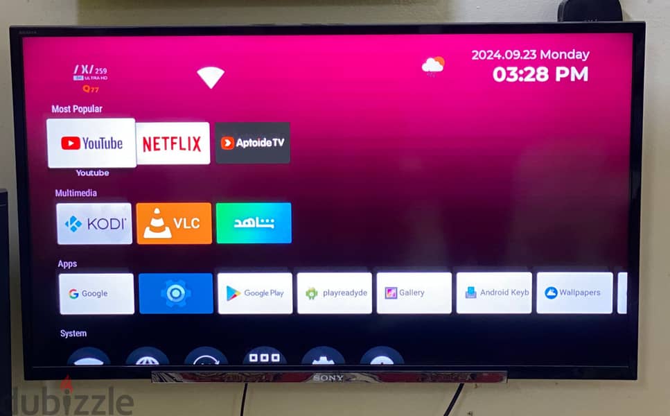 Sony 42"Full HD LED TV with Remote + Wall Stand FREE Smart TV Box 0