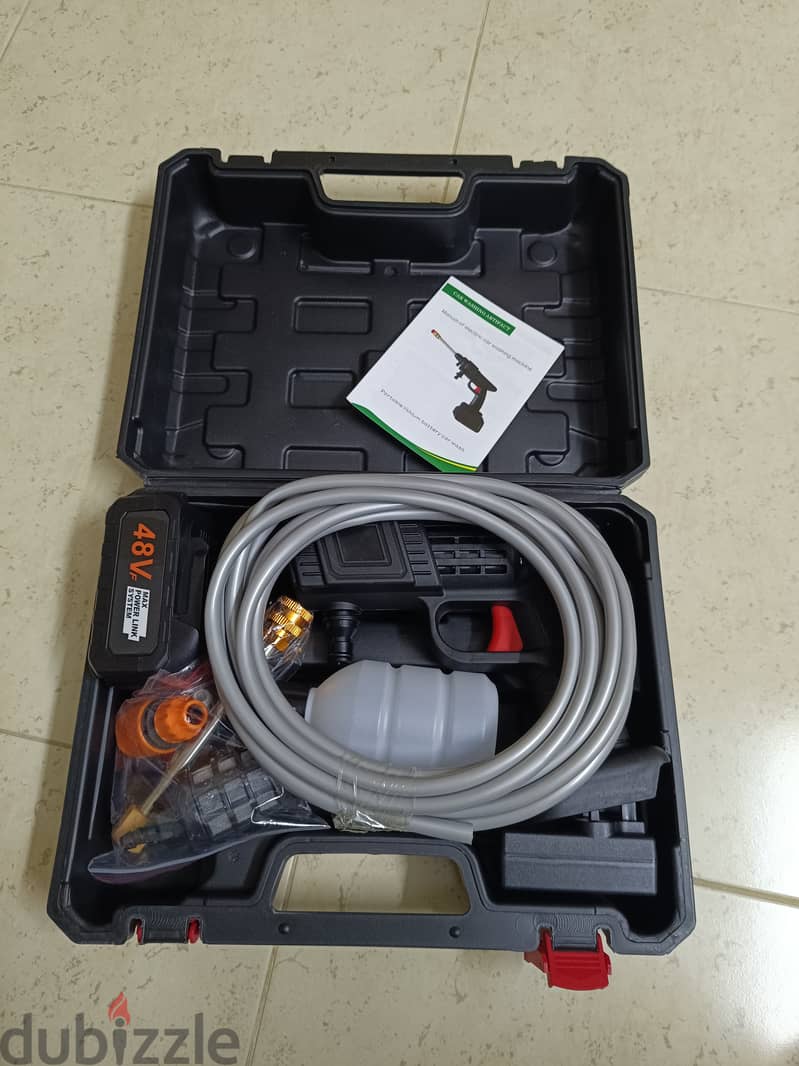 Portable Rechargeable Pressure Washer & Cleaning Gun 4