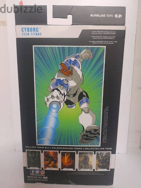 Mcfarlane Toys CYBORG from Teen titans Action Figure 5