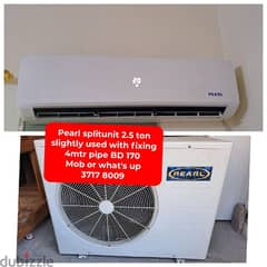 pearl splitunit 2.5 ton and other household items 4 sale with delivery