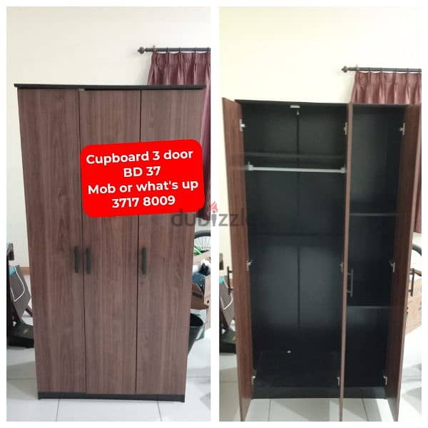 Cupboard 3 door and other household items for sale 0