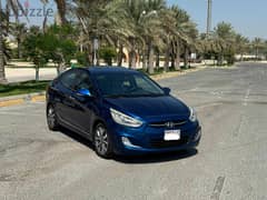 Hyundai Accent 2017 blue