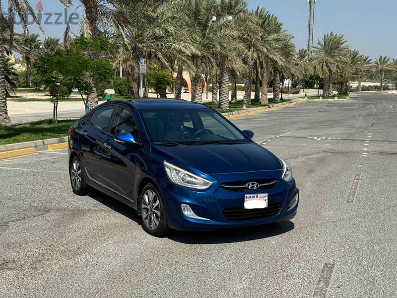 Hyundai Accent 2017 blue 0