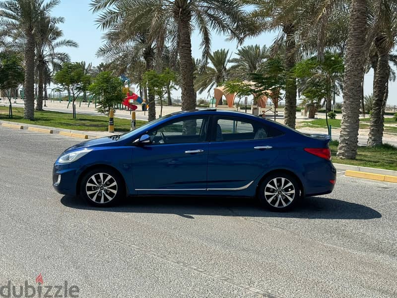 Hyundai Accent 2017 blue 2