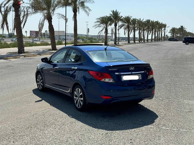 Hyundai Accent 2017 blue 5