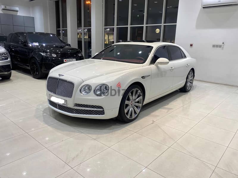 Bentley FLYING SPUR 2015 white 1