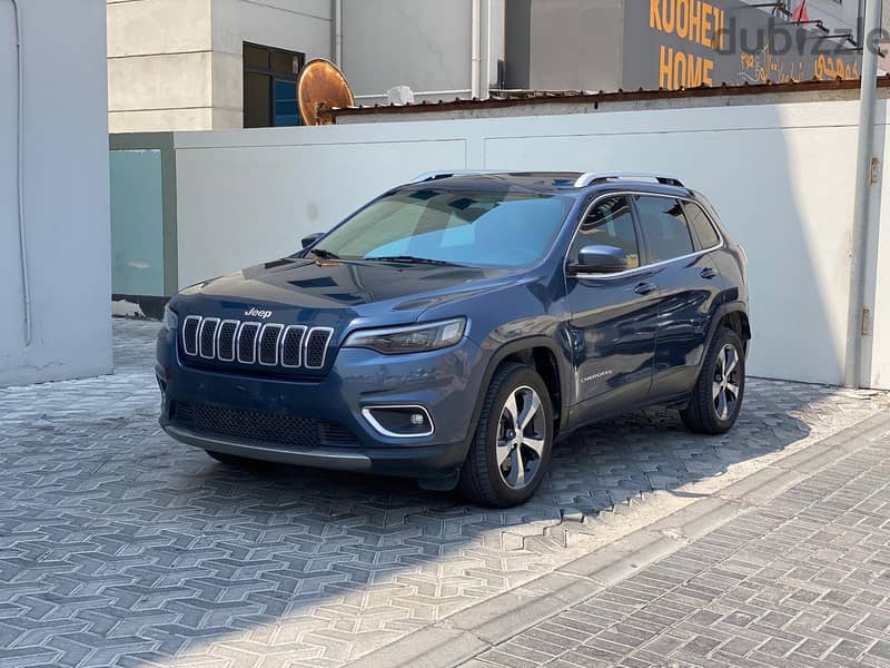 Jeep Cherokee LTD 2019 blue 1