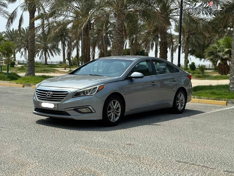 Hyundai Sonata 2016 silver 1