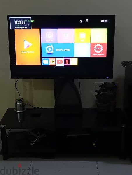 LED TV with trolley and 5g Channel Device 1