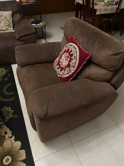 Recliner sofa set 3+2+1