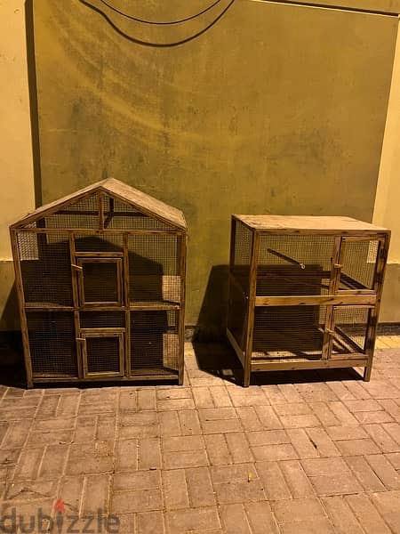 قفصين للبيع 2 Cage for sale 0