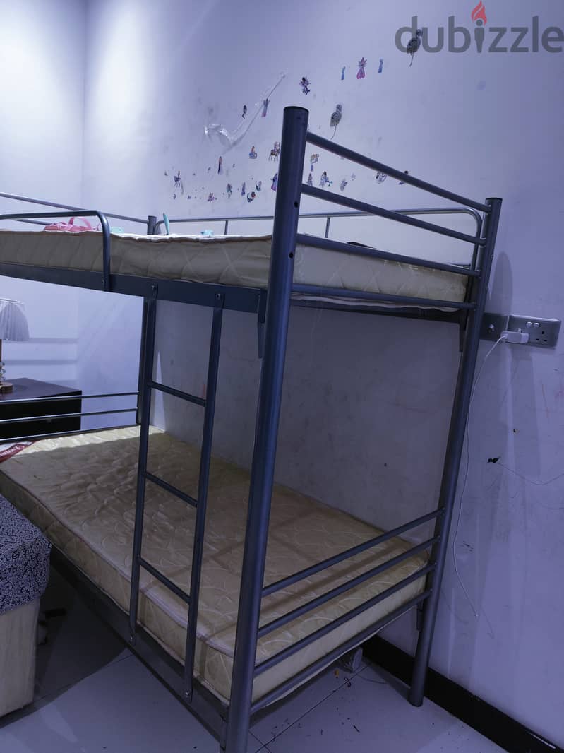 Bunk bed with mattress for sale 0