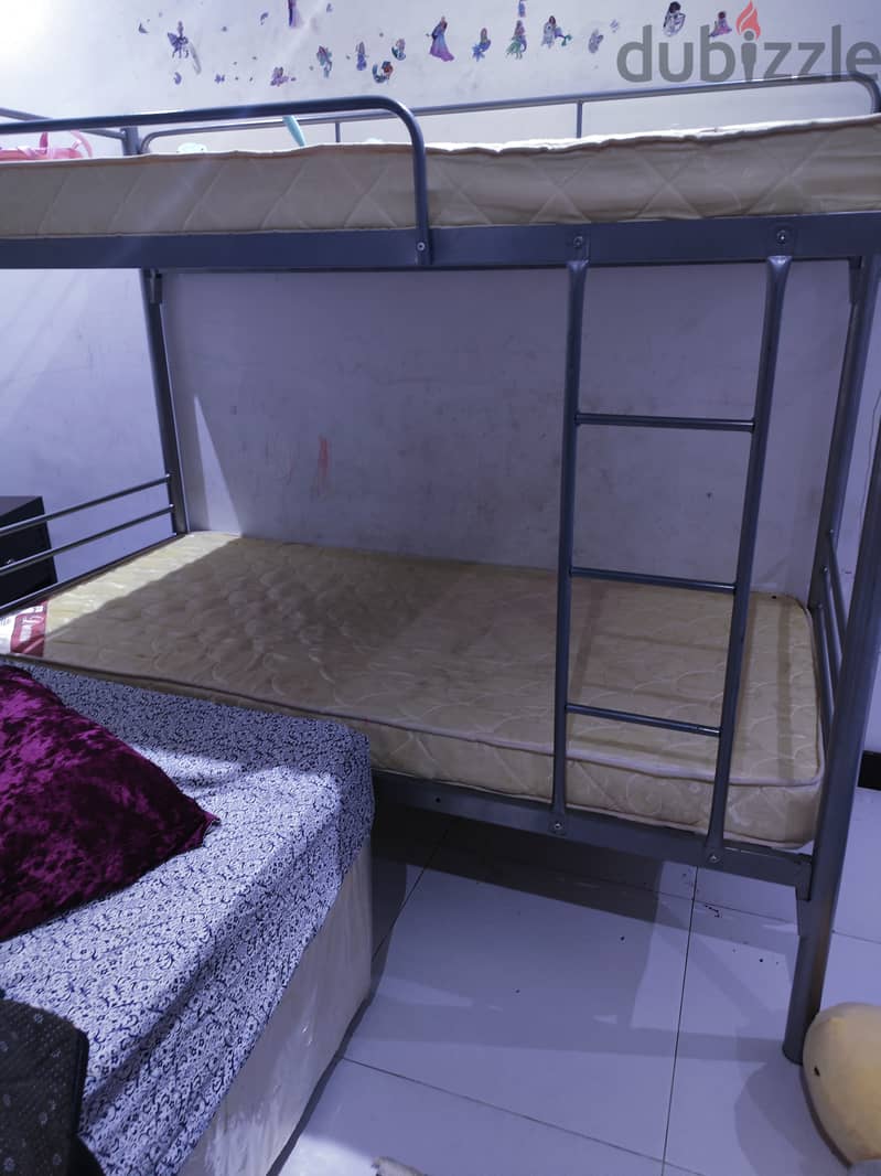 Bunk bed with mattress for sale 2